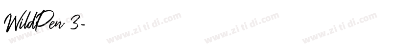 WildPen 3字体转换
